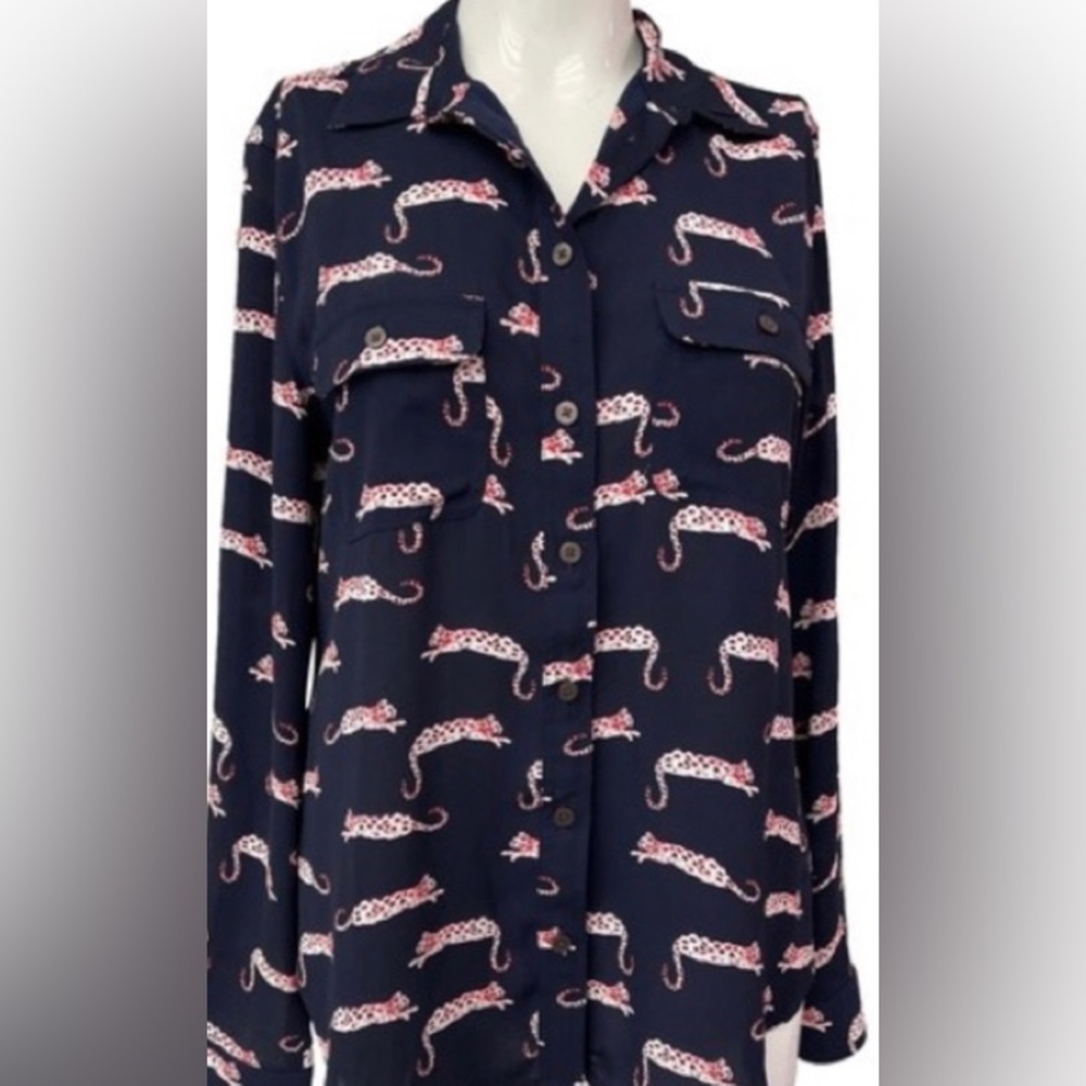 Ann Taylor Loft Button- up Shirt